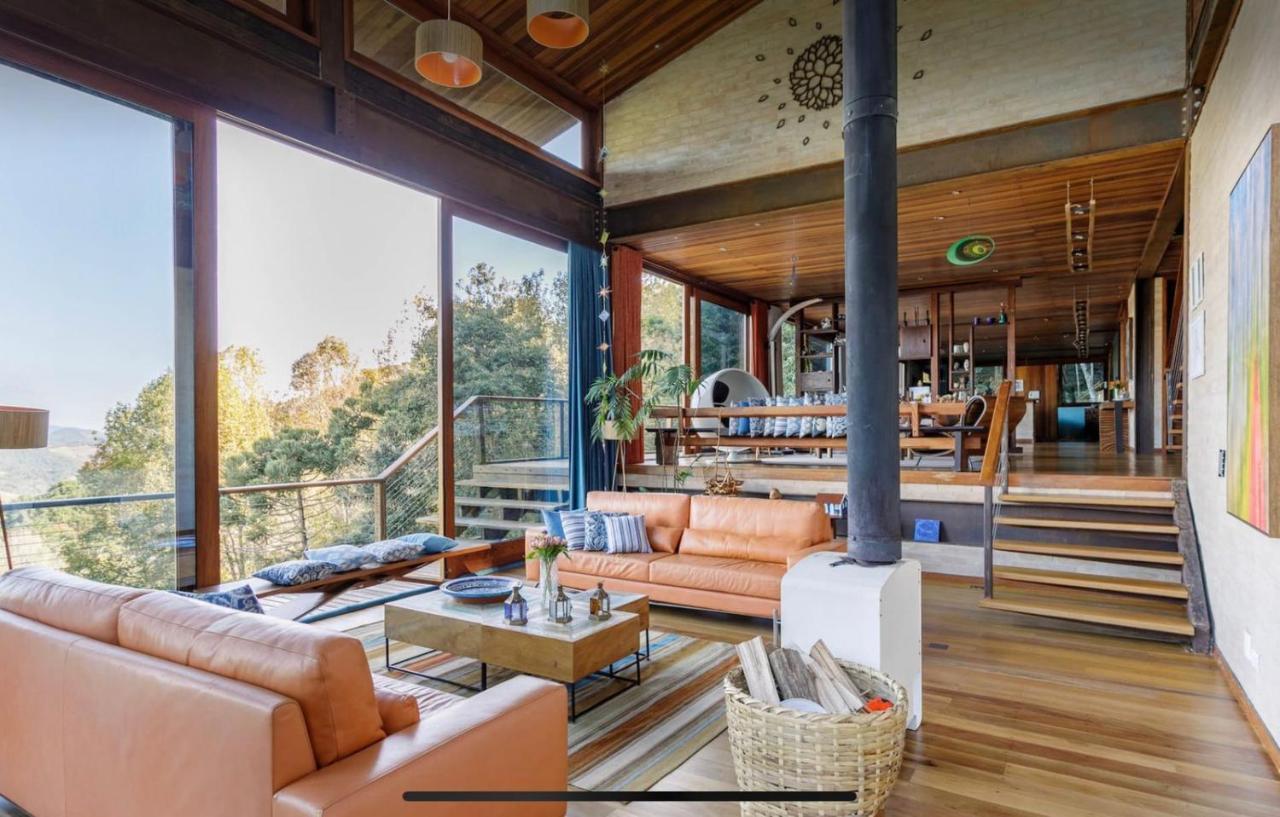 Casa De Vidro Com Vista Mantiqueira - Com Cafe E Staff Villa Campos do Jordao Ngoại thất bức ảnh